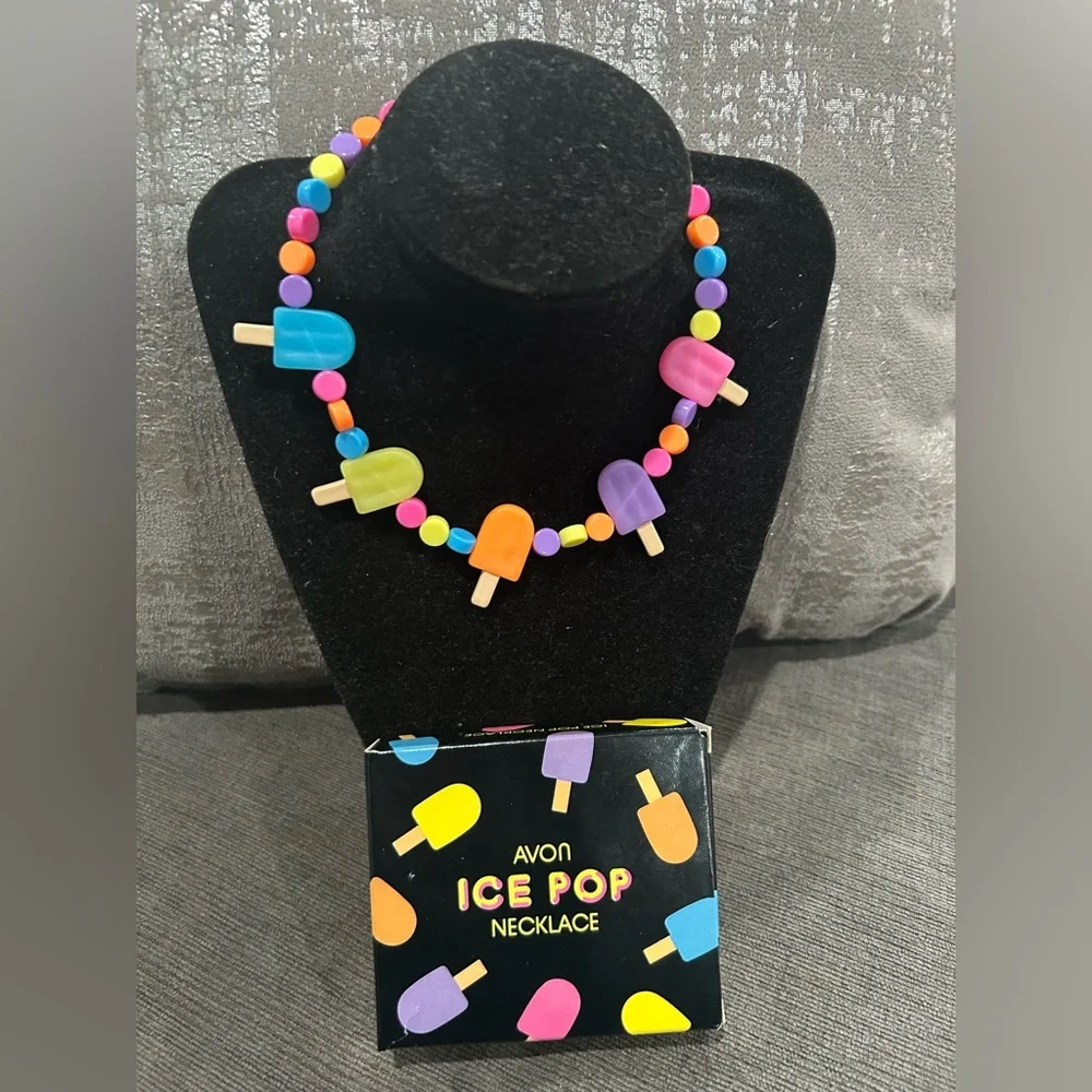 New Avon Vibrant Popsicle Bead Necklace - Picture 1 of 1